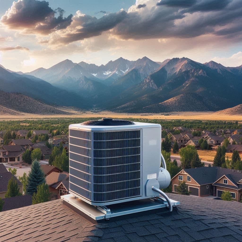 Swamp cooler installed on Colorado home