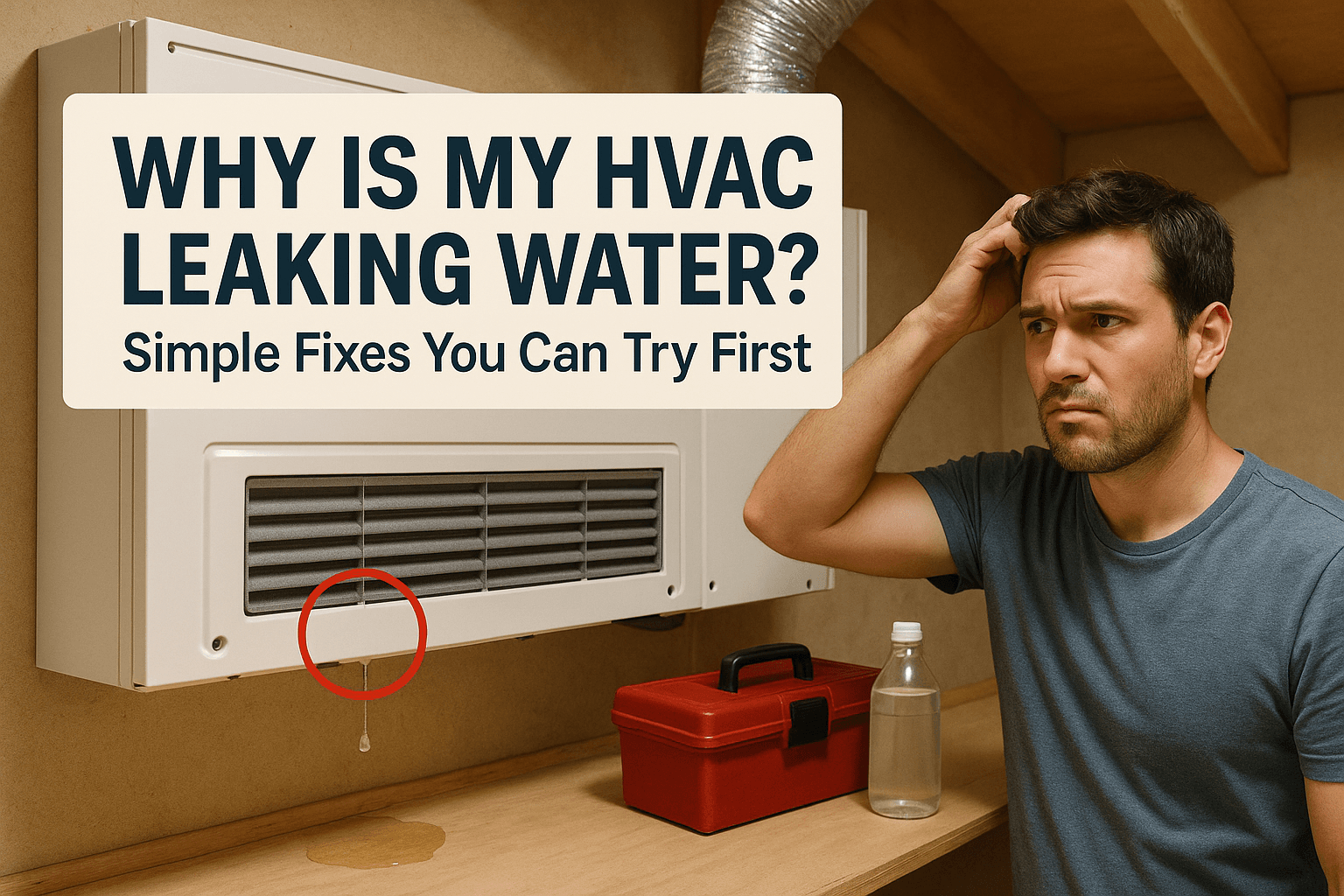 Why’s My HVAC Leaking Water (And What Can I Do About It?)
