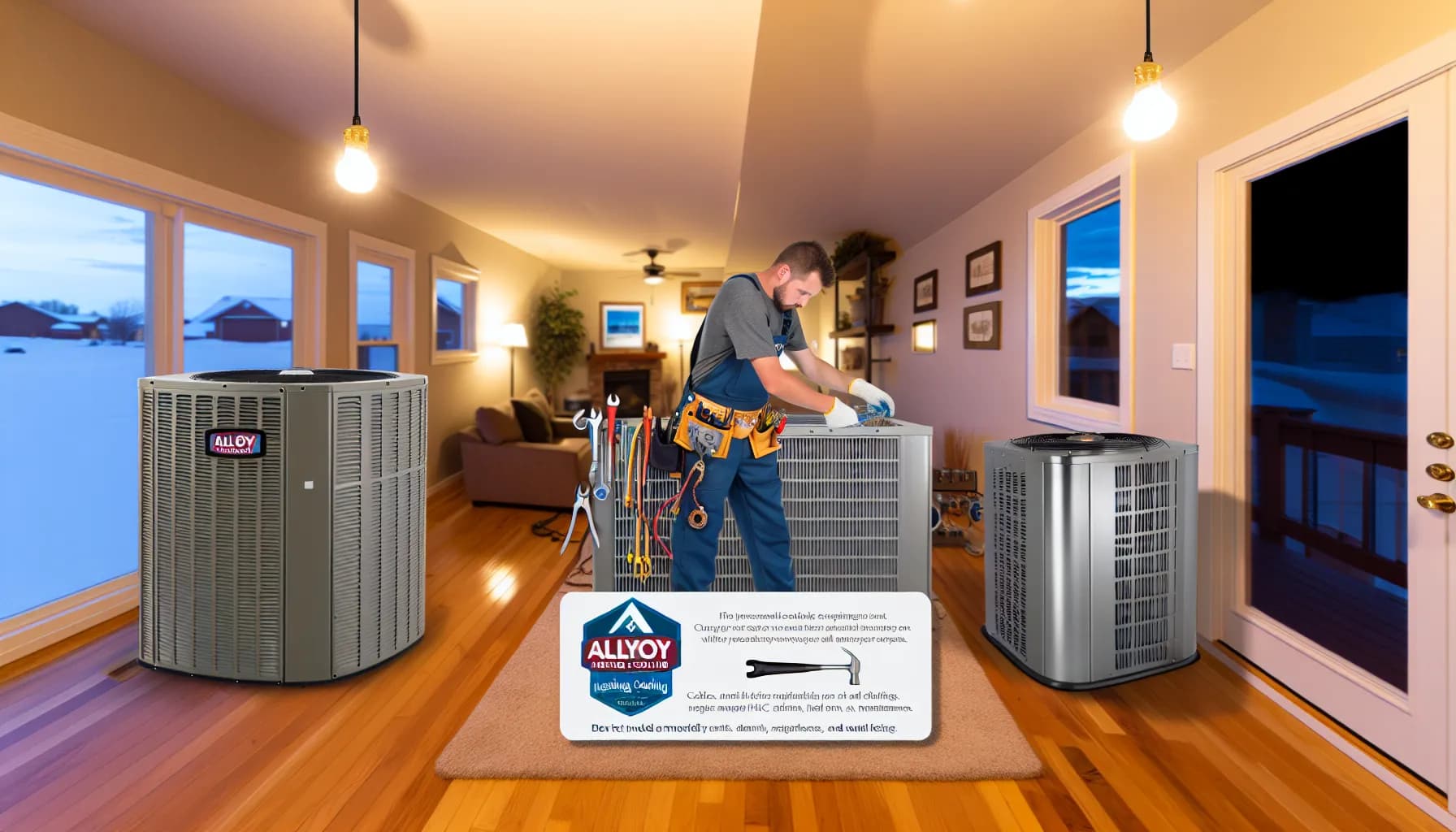 Modern HVAC system installed in a Colorado home
