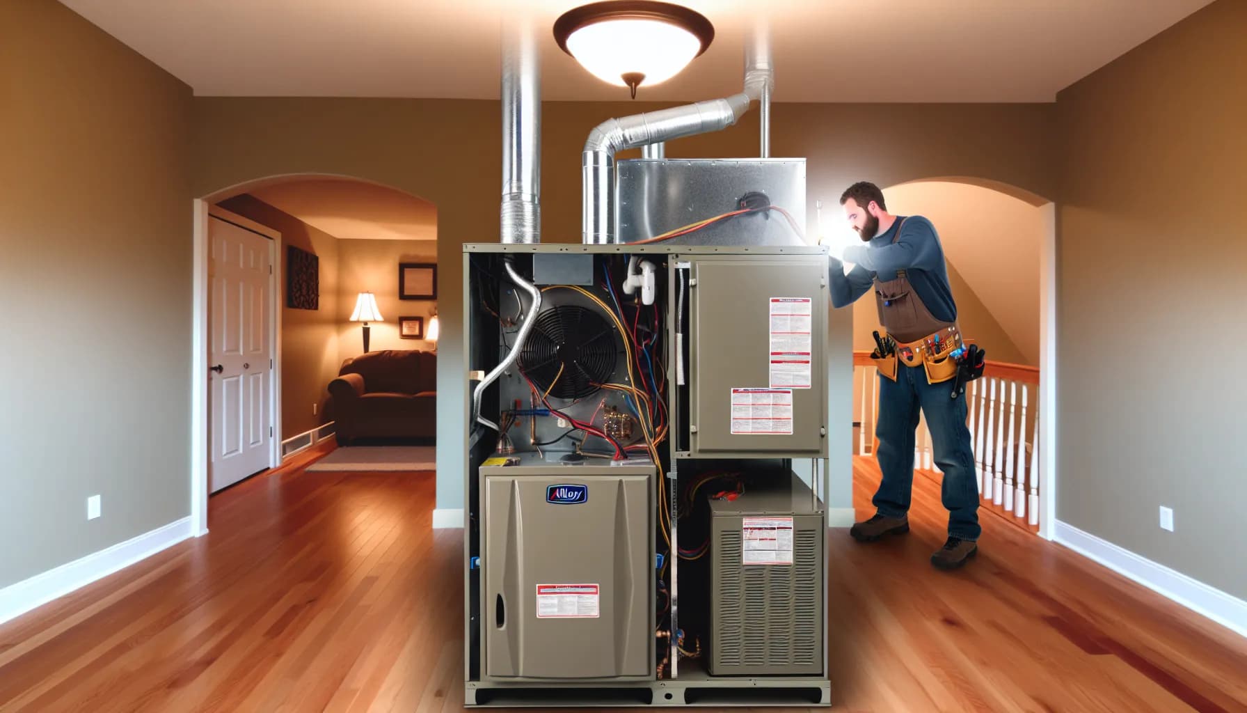 Modern HVAC unit installed in a Colorado home