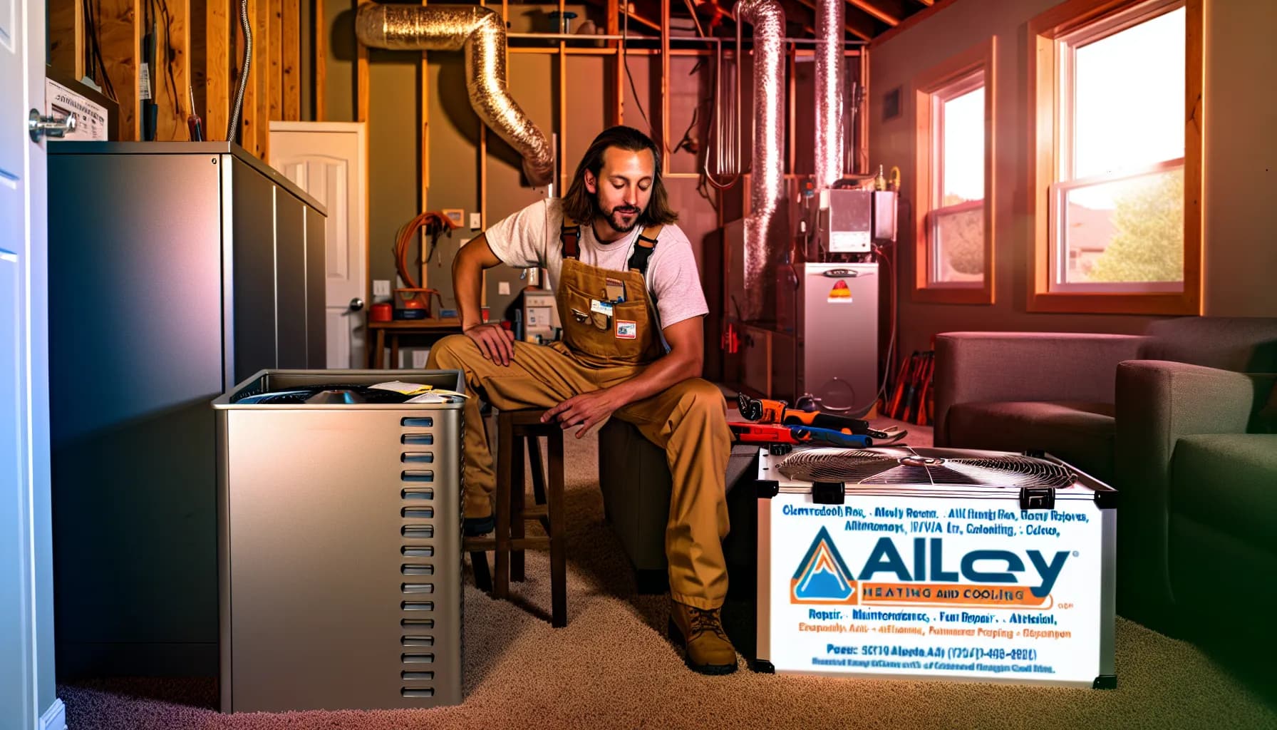 Modern HVAC system installed in a Colorado home