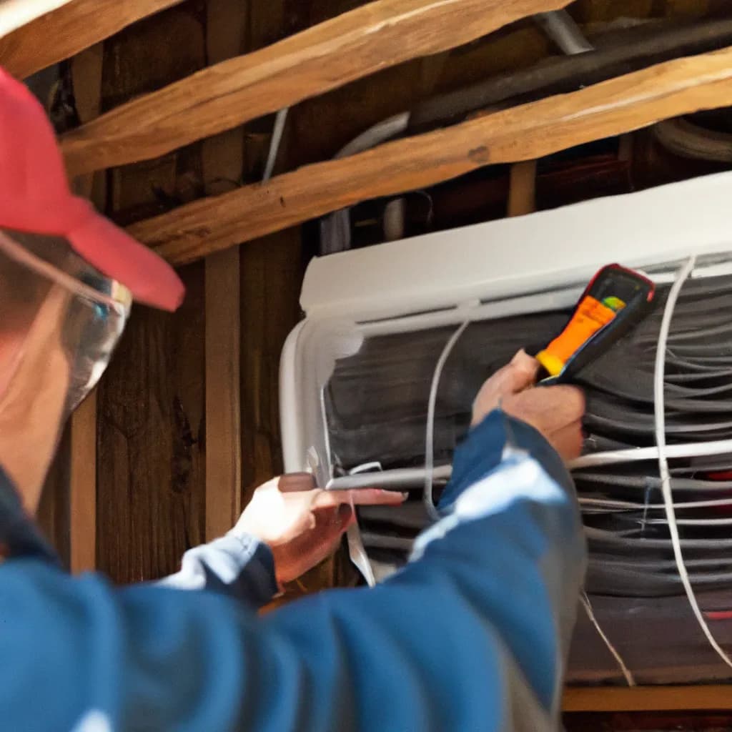 Modern HVAC system installed in a Colorado home living room