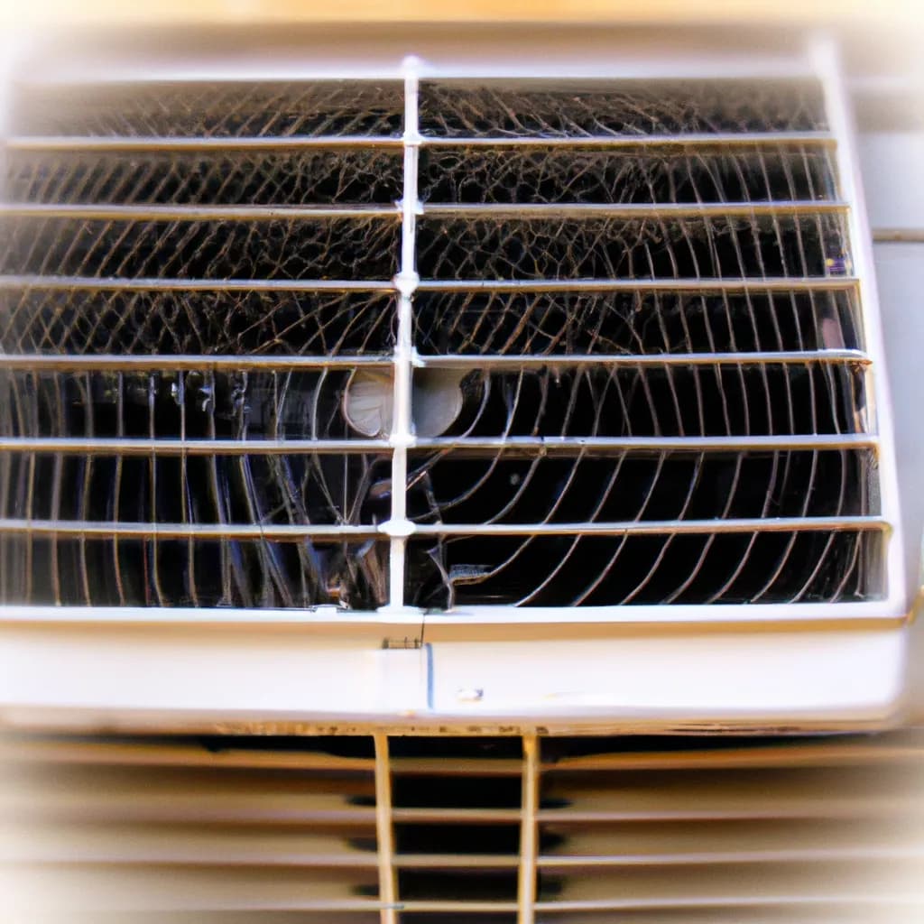 Technician performing HVAC maintenance on a residential unit