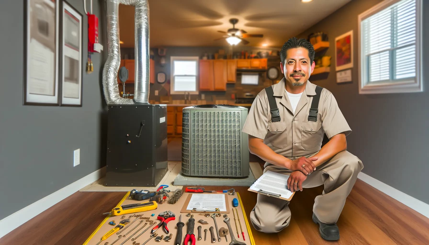 Modern HVAC system installed in Colorado Springs home