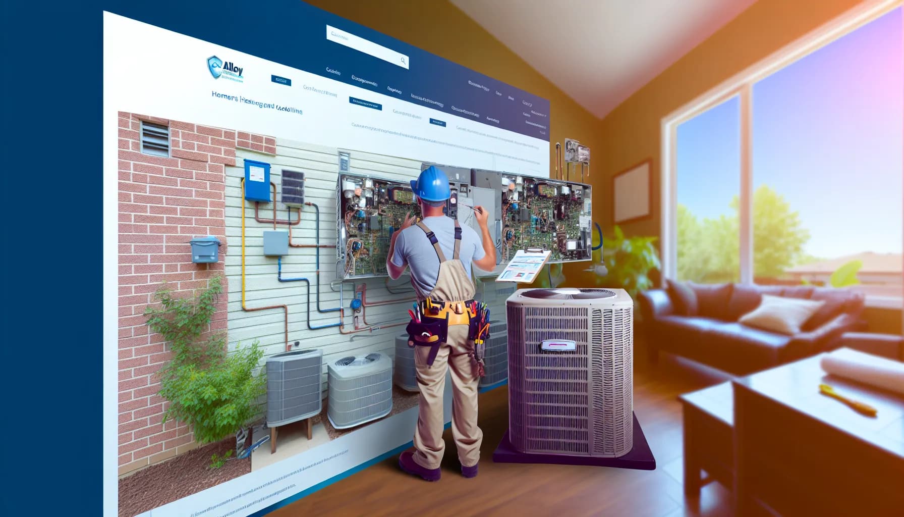 Modern HVAC system installed in a Colorado home