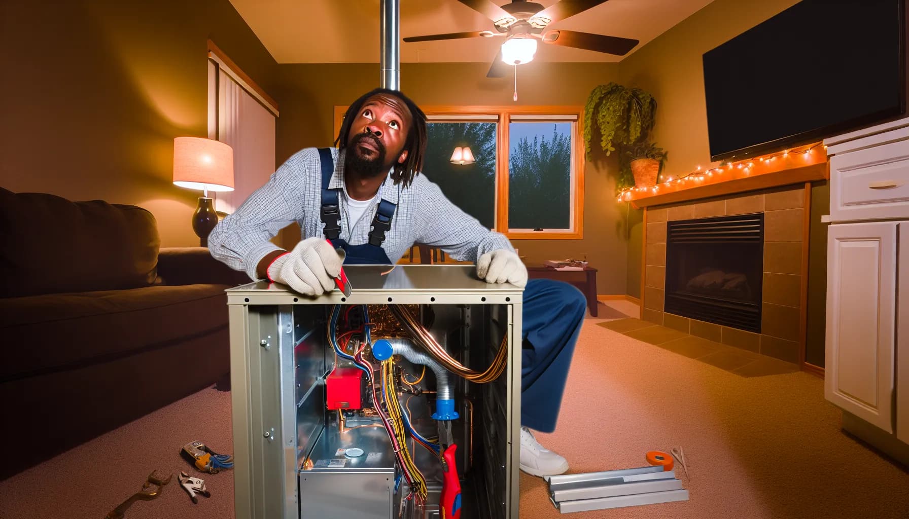 Colorado home thermostat set for energy efficiency