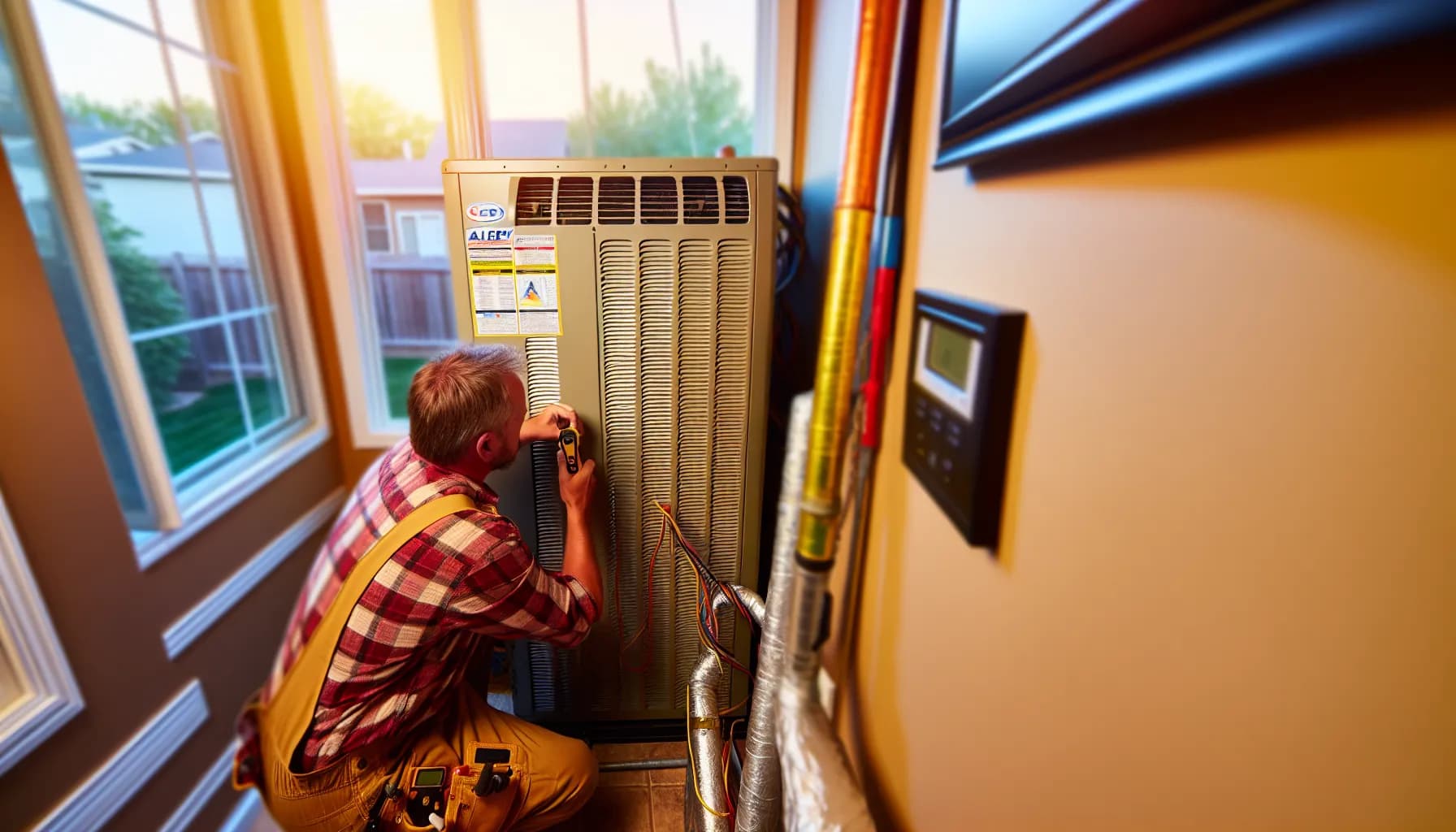 Modern HVAC system installed in a Colorado home