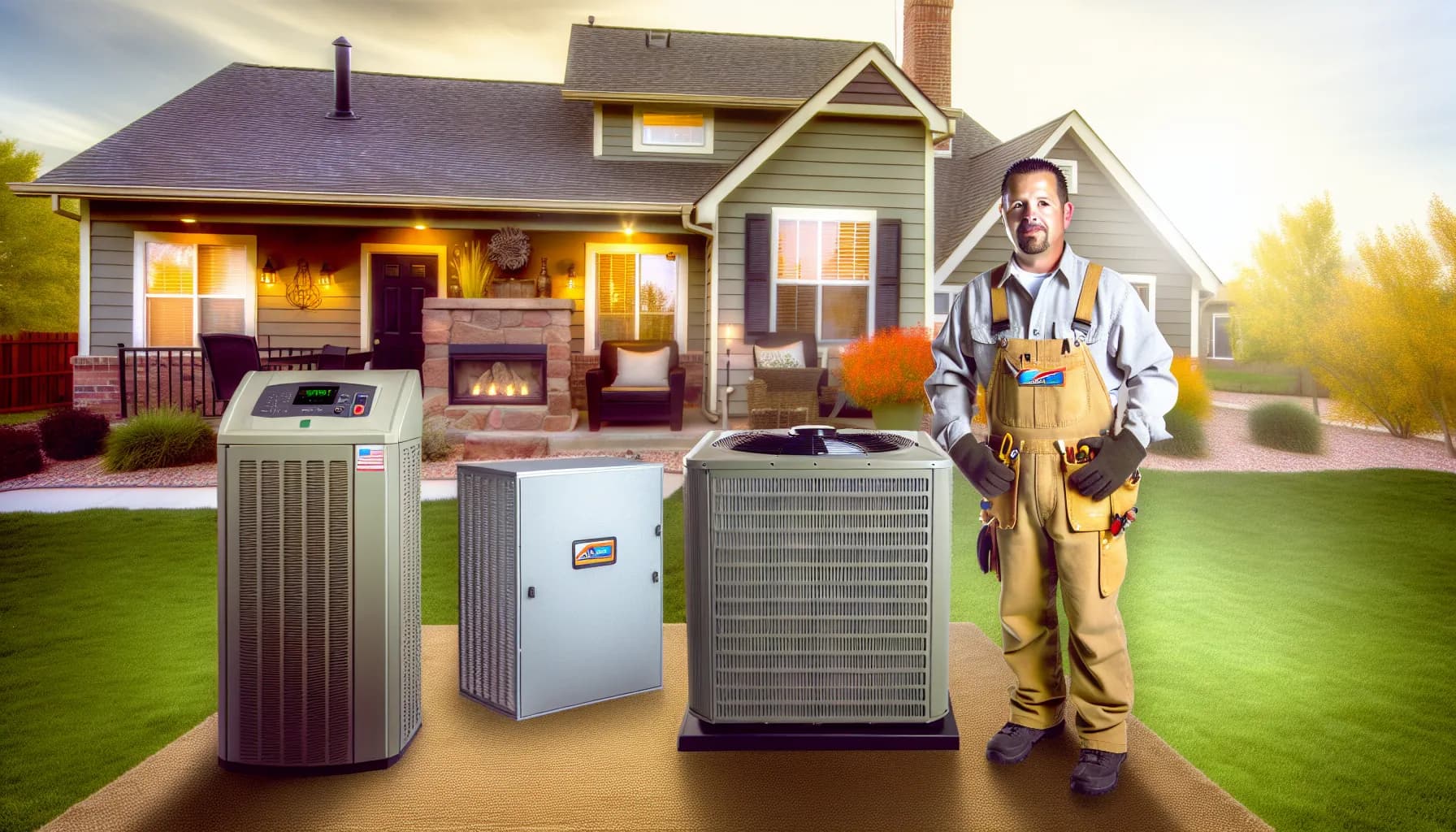 Colorado home with energy-efficient HVAC system