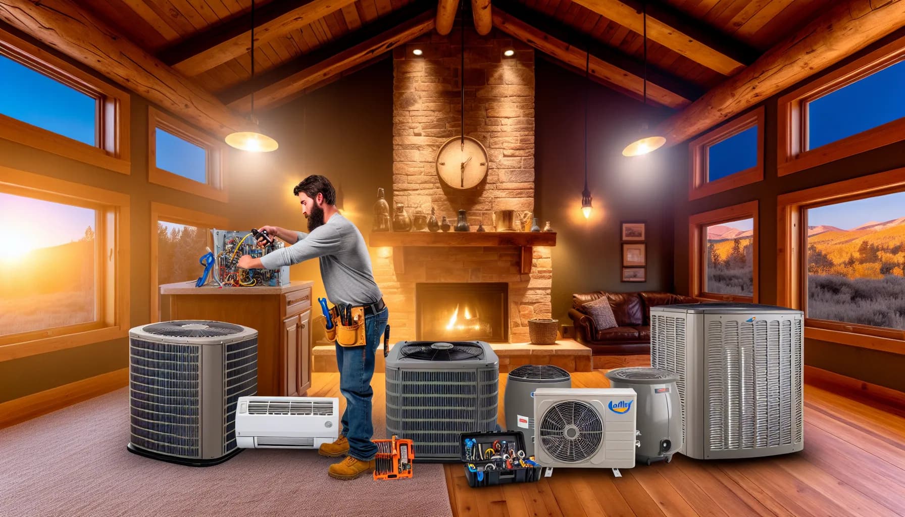 Home thermostat with energy-saving settings
