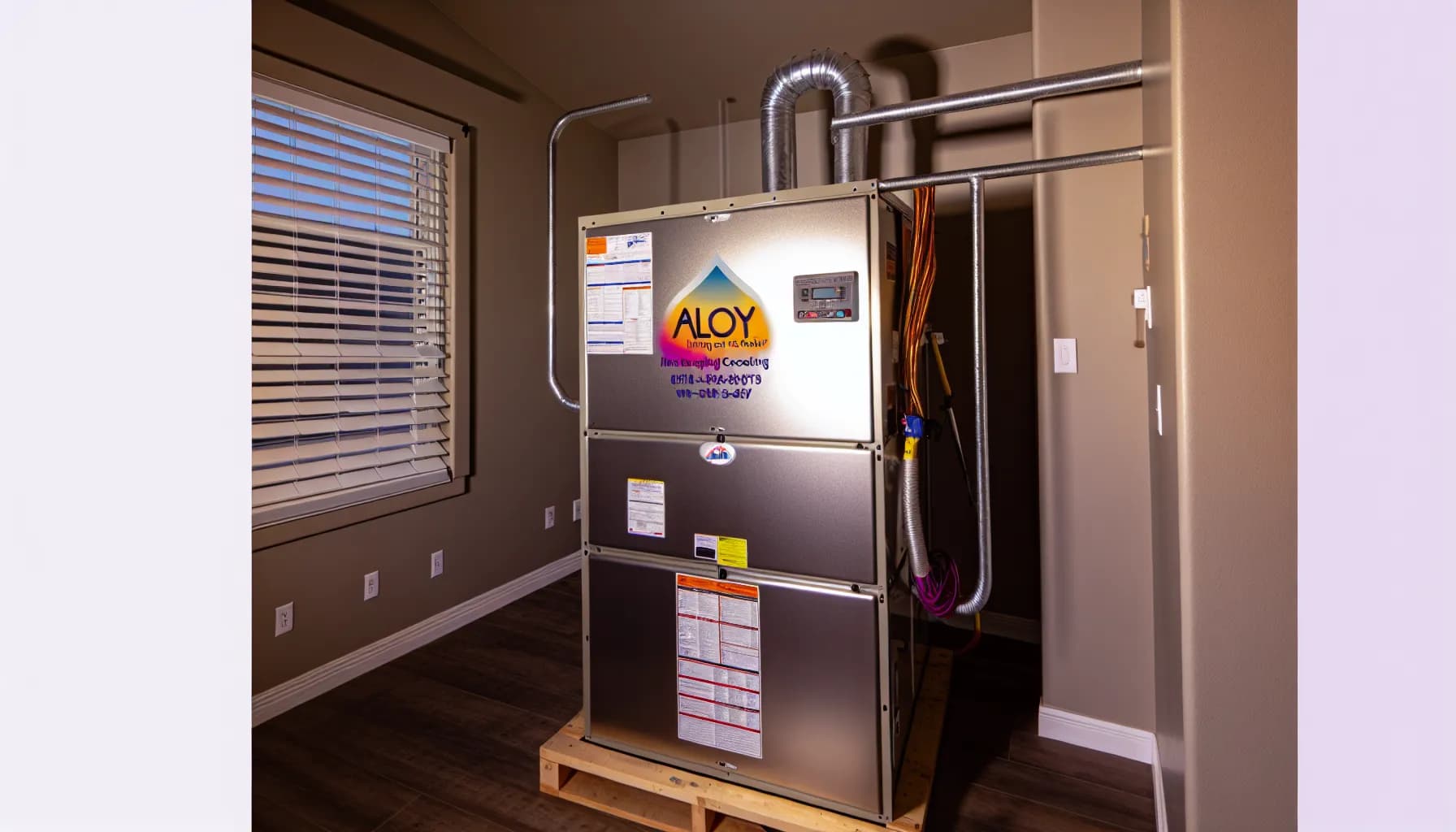 Modern HVAC system installed in a Colorado home