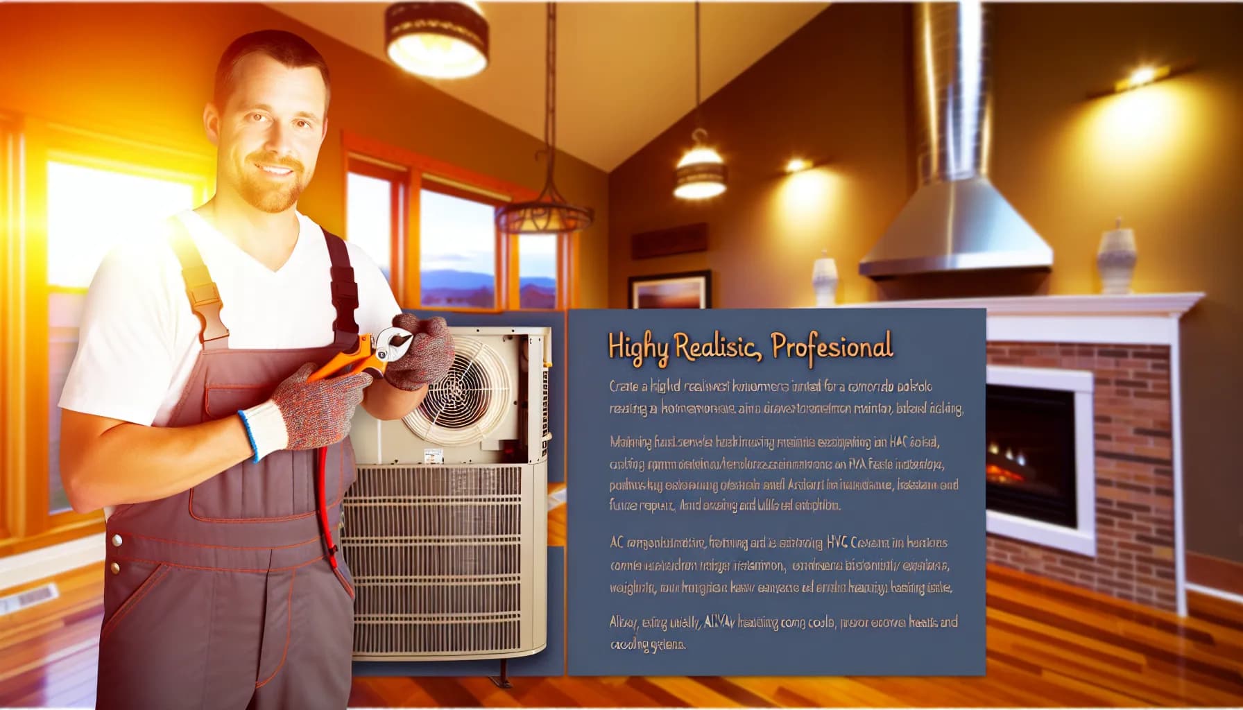 Technician performing HVAC repair in Colorado Springs home