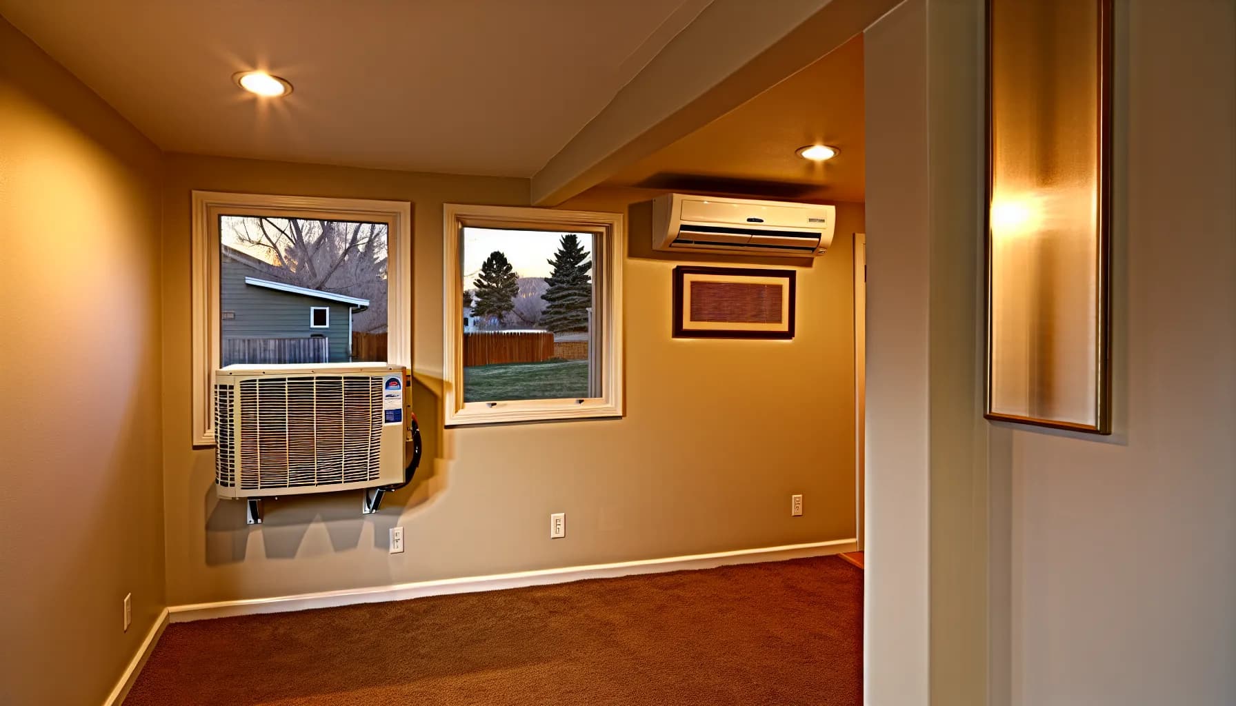 Modern HVAC system installed in Colorado home