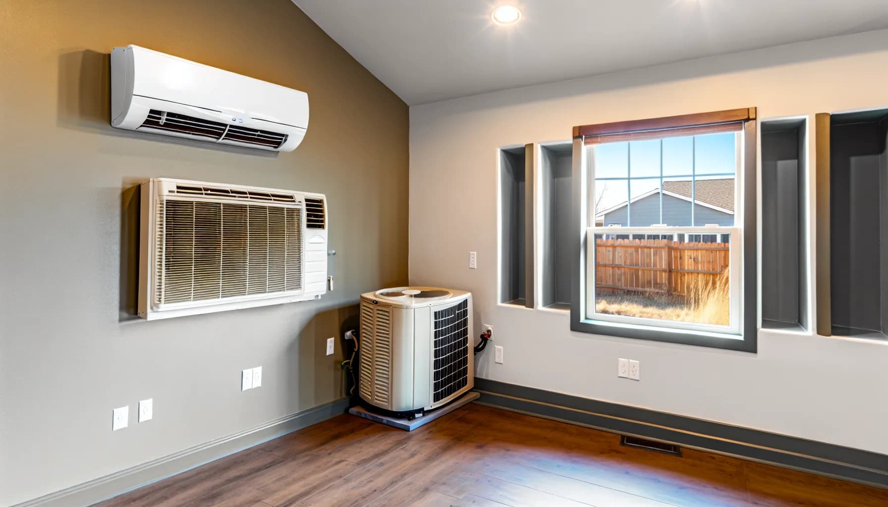 Wall air conditioner installed in Colorado home