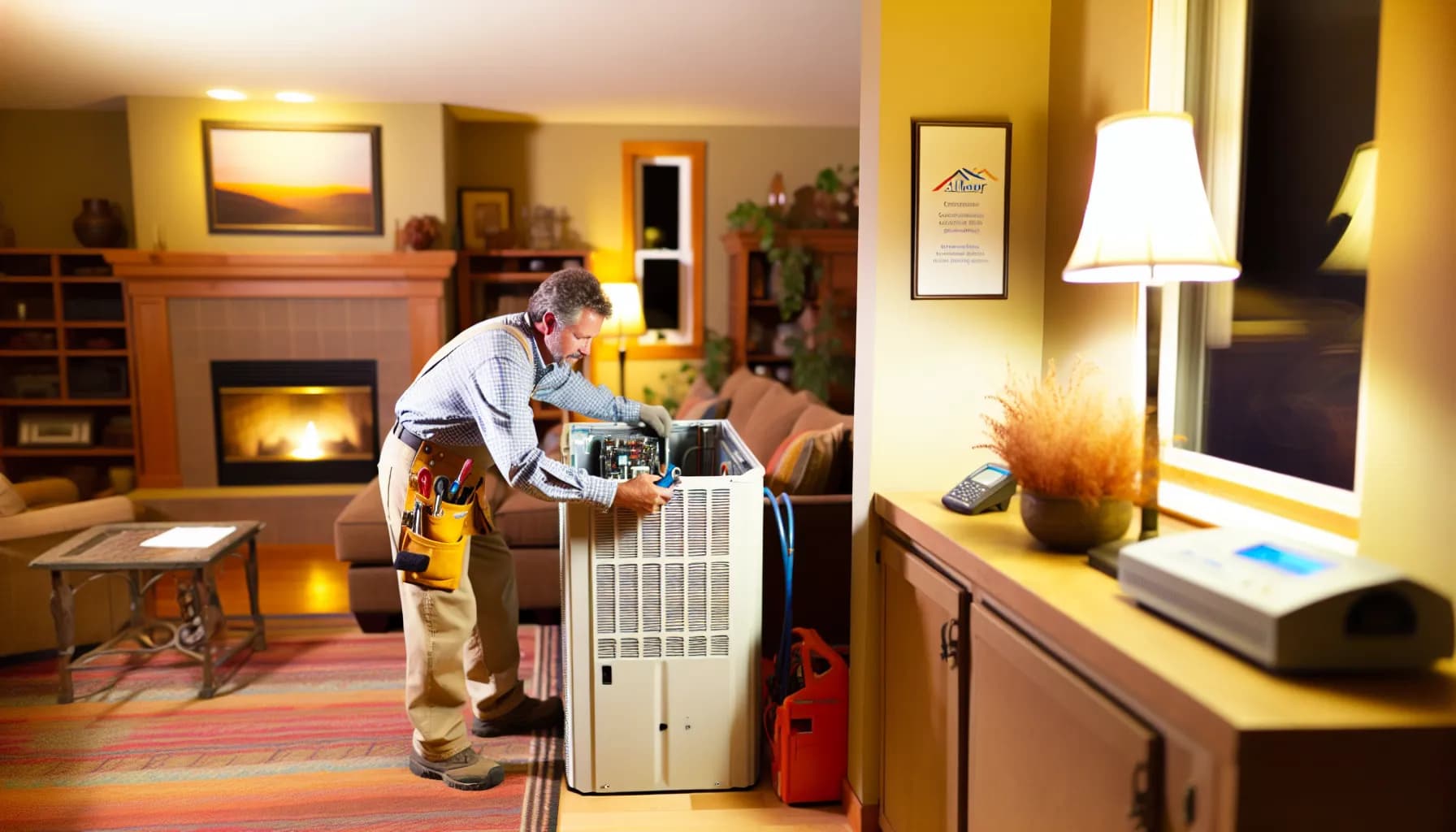 Efficient HVAC system running in a Colorado home