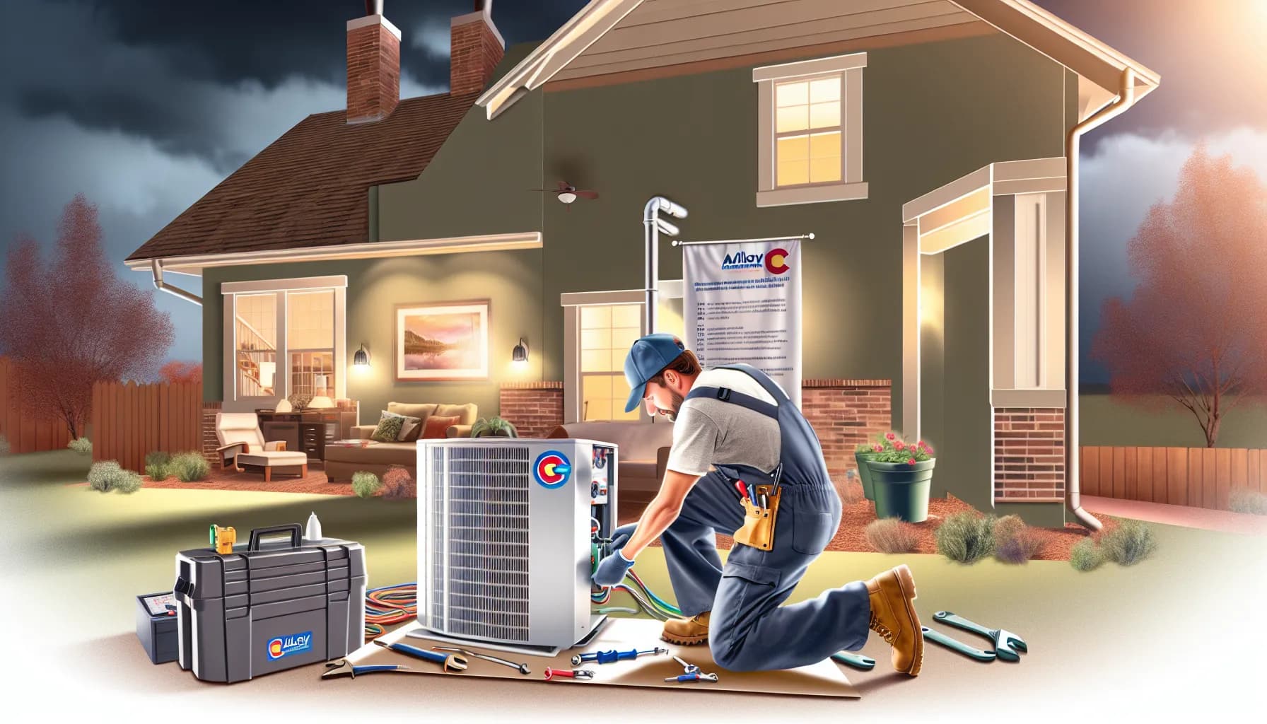 Colorado home with new HVAC system installed