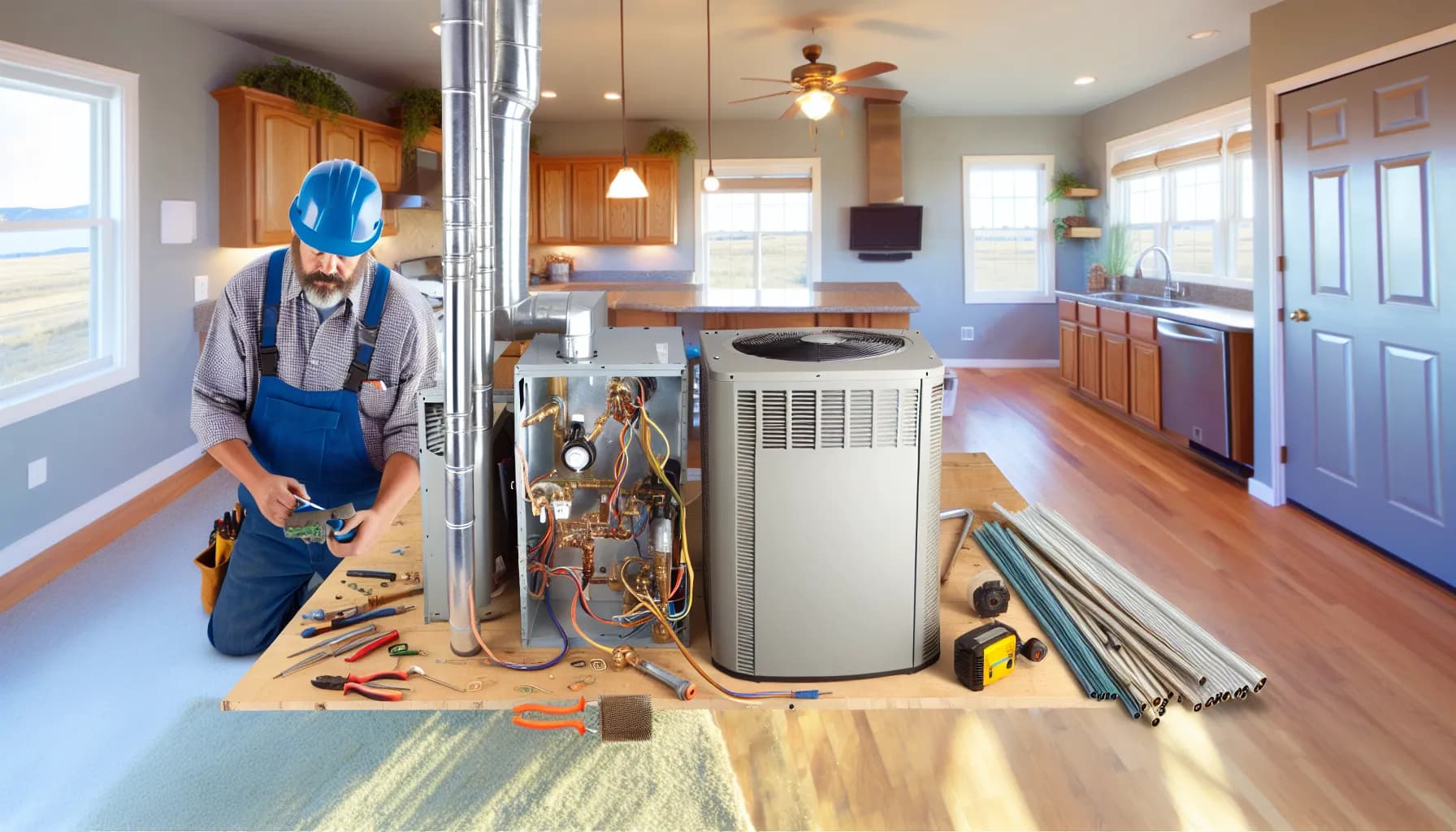 Colorado home with modern HVAC system