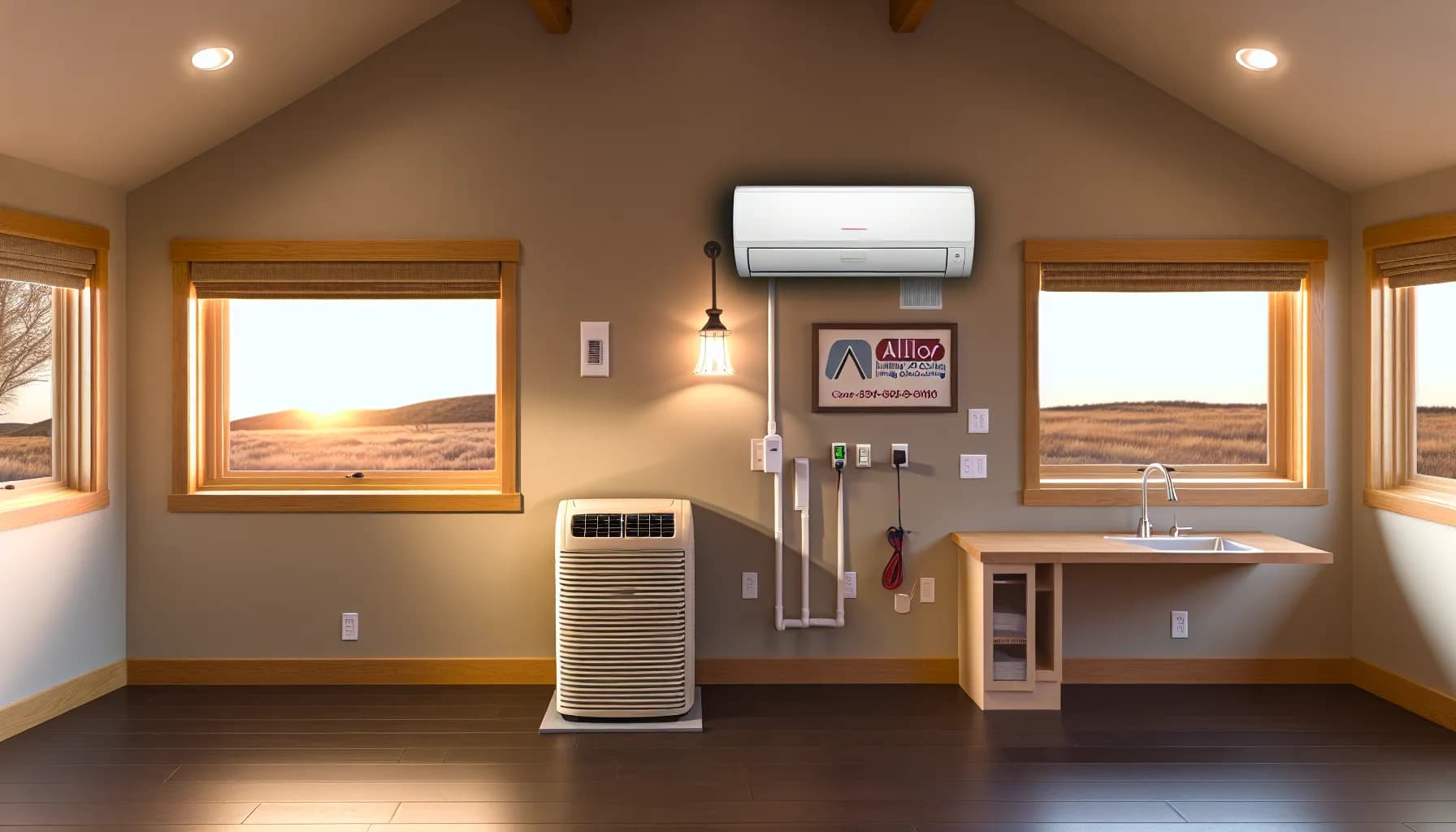 Modern HVAC system installed in a Colorado home
