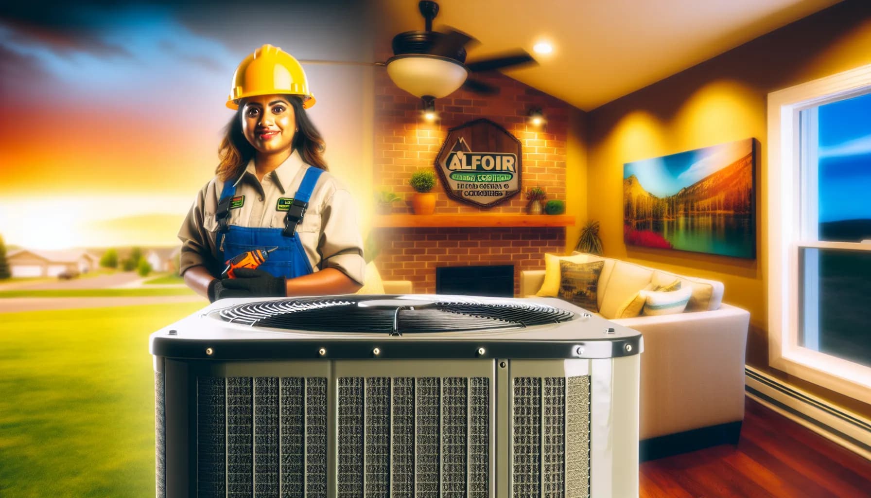 High-efficiency HVAC system installed in a Colorado home
